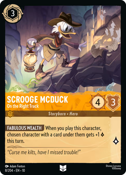 Scrooge McDuck - On the Right Track 8/204
