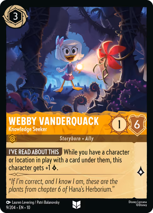 Webby Vanderquack - Knowledge Seeker 9/204