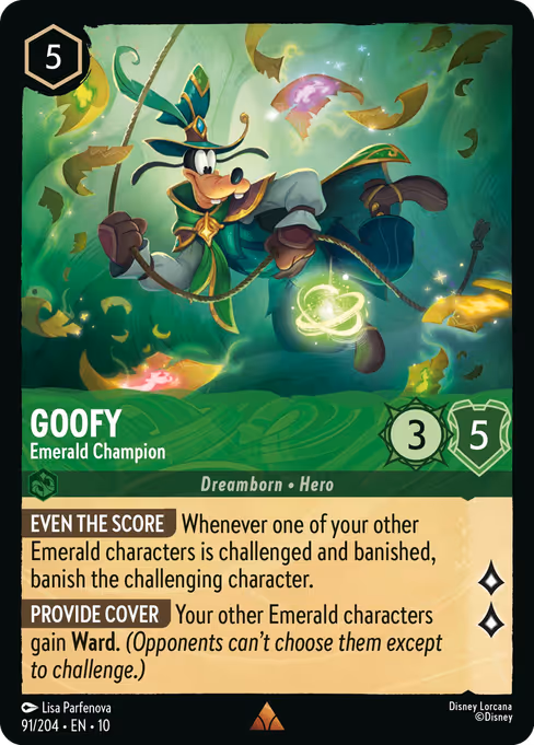 Goofy - Emerald Champion 91/204