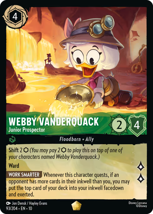 Webby Vanderquack - Junior Prospector 93/204