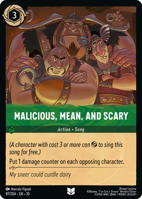 Malicious, Mean, and Scary 97/204