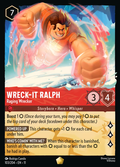 Wreck-it Ralph - Raging Wrecker 103/204