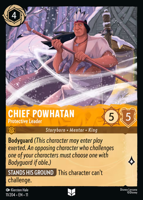 Chief Powhatan - Protective Leader 11/204