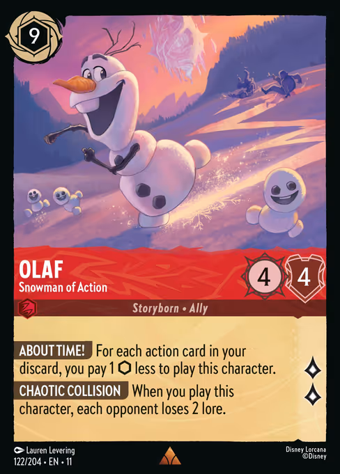 Olaf - Snowman of Action 122/204