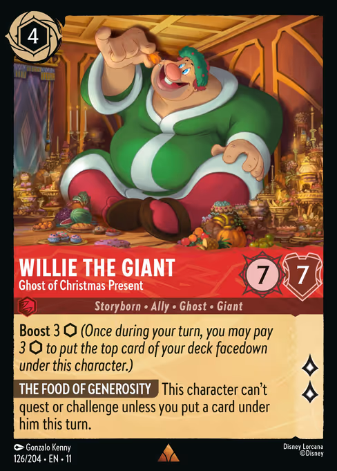 Willie the Giant - Ghost of Christmas Present 126/204