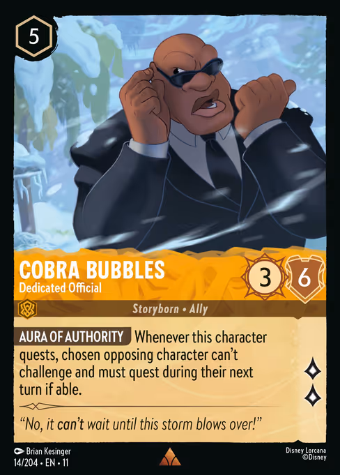 Cobra Bubbles - Dedicated Official 14/204