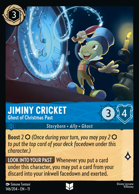 Jiminy Cricket - Ghost of Christmas Past 146/204
