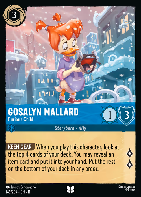 Gosalyn Mallard - Curious Child 149/204