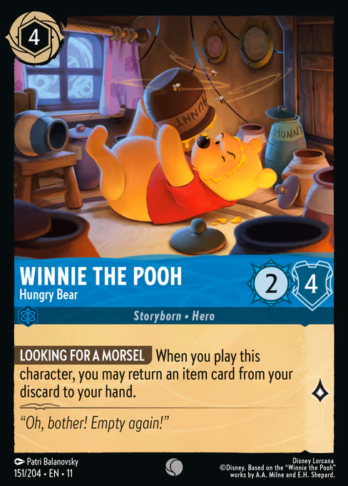 Winnie the Pooh - Hungry Bear 151/204