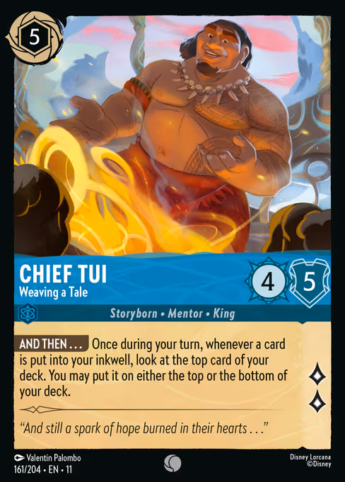 Chief Tui - Weaving a Tale 161/204
