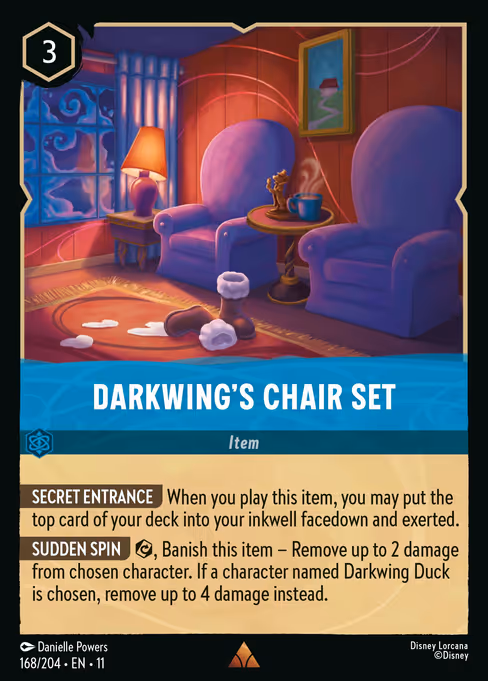 Darkwing's Chair Set 168/204