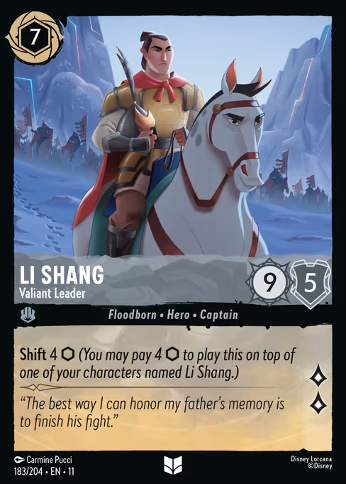 Li Shang - Valiant Leader 183/204