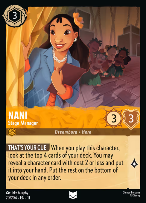 Nani - Stage Manager 20/204