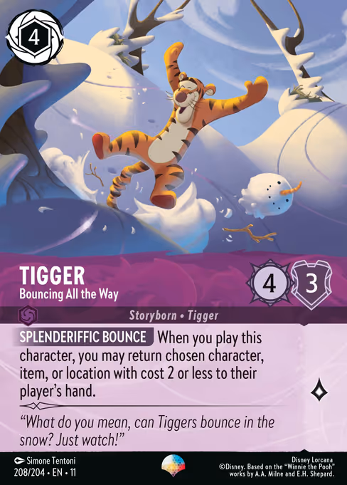 Tigger - Bouncing All the Way 208/204