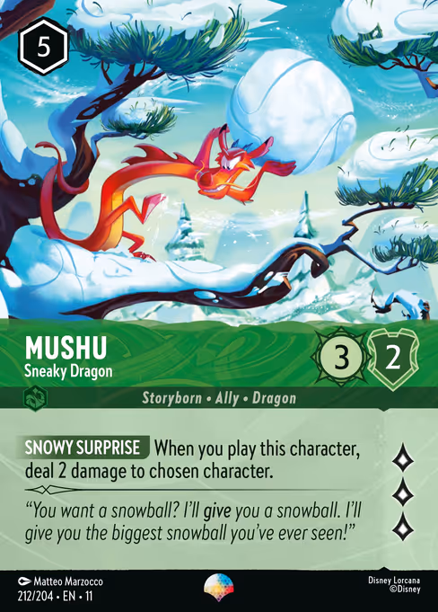 Mushu - Sneaky Dragon 212/204