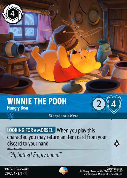 Winnie the Pooh - Hungry Bear 217/204