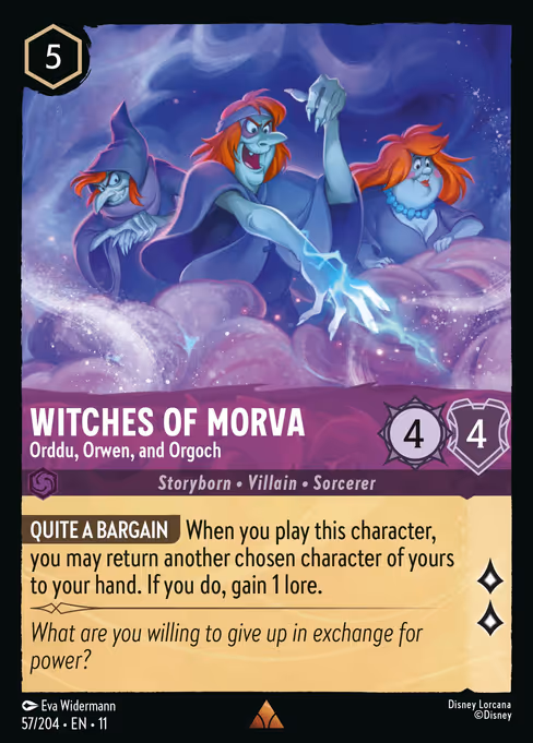 Witches of Morva - Orddu, Orwen, and Orgoch 57/204