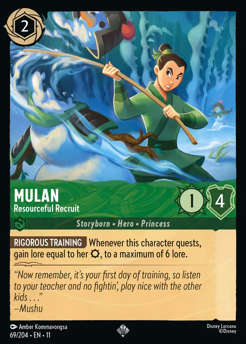 Mulan - Resourceful Recruit 69/204