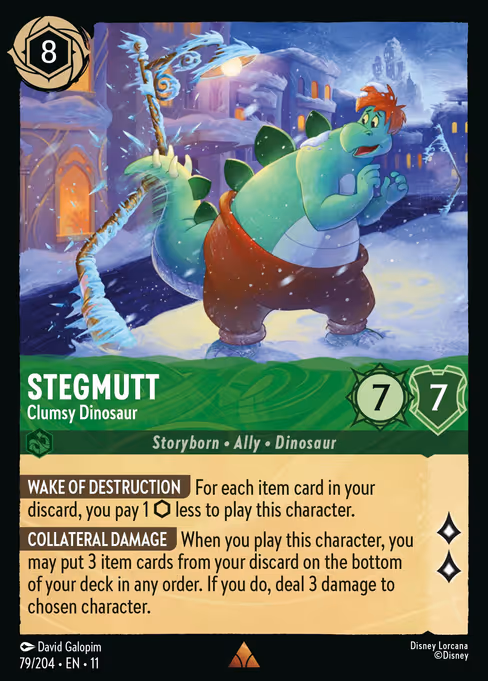 Stegmutt - Clumsy Dinosaur 79/204