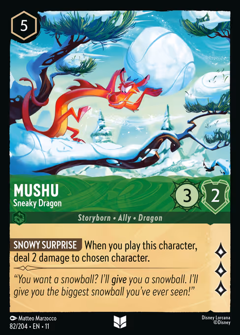 Mushu - Sneaky Dragon 82/204