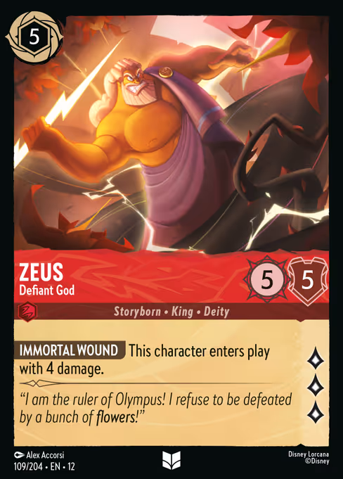 Zeus - Defiant God 109/204