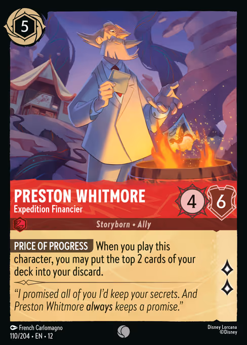 Preston Whitmore - Expedition Financier 110/204