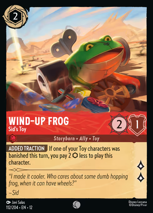 Wind-Up Frog - Sid's Toy 112/204
