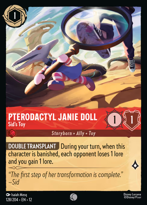 Pterodactyl Janie Doll - Sid's Toy 128/204