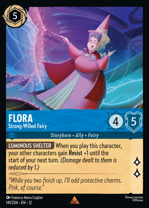 Flora - Strong-Willed Fairy 141/204