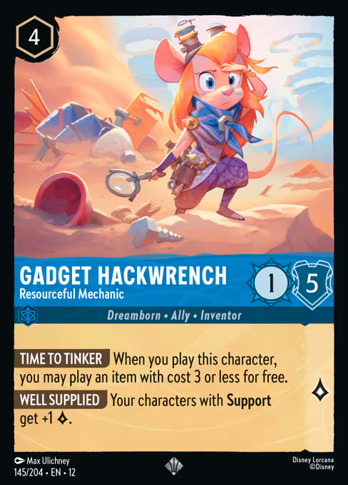 Gadget Hackwrench - Resourceful Mechanic 145/204