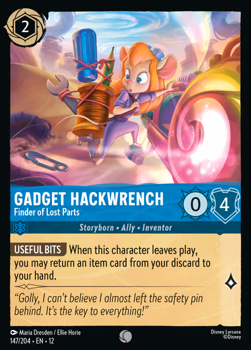 Gadget Hackwrench - Finder of Lost Parts 147/204