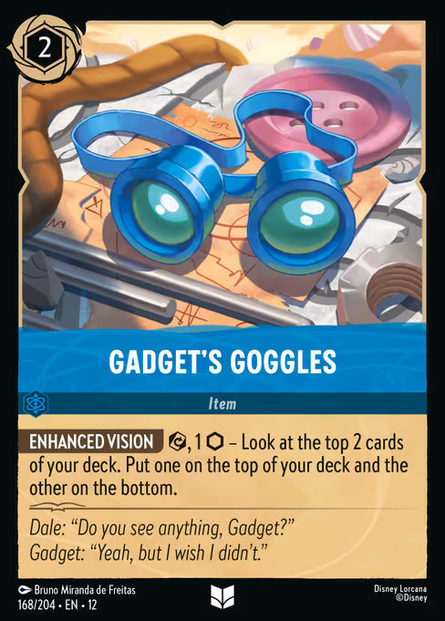 Gadget's Goggles 168/204