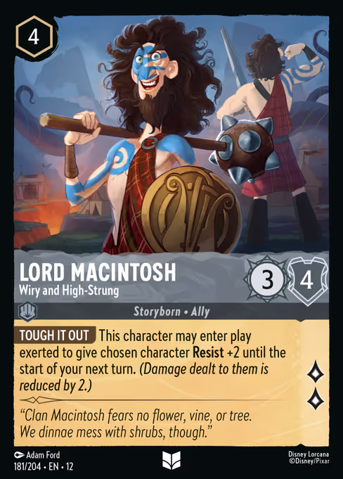 Lord Macintosh - Wiry and High-Strung 181/204