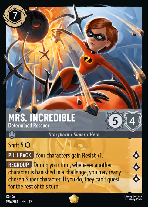 Mrs. Incredible - Determined Rescuer 195/204