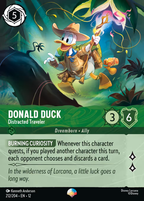 Donald Duck - Distracted Traveler 212/204