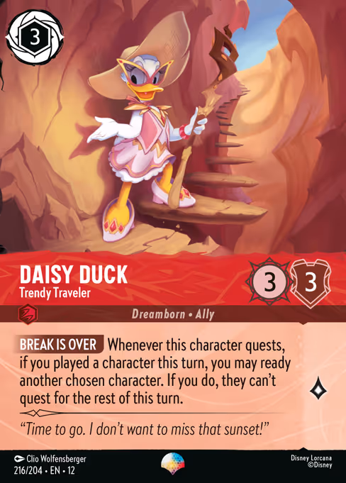 Daisy Duck - Trendy Traveler 216/204