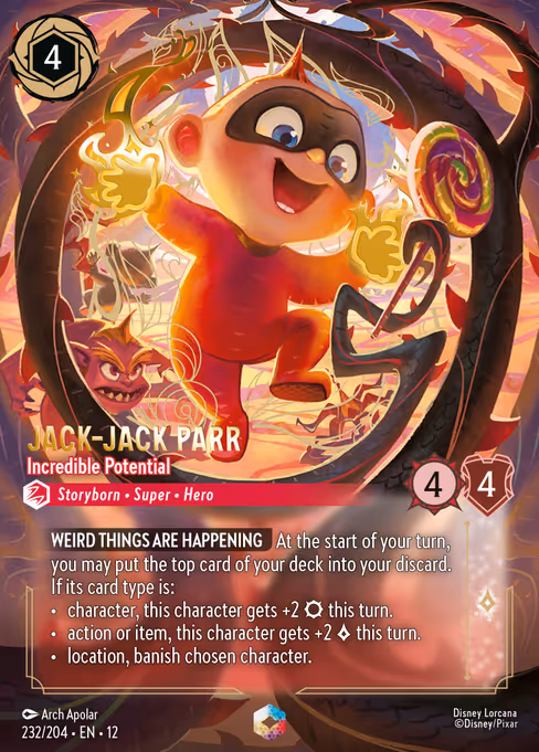 Jack-Jack Parr - Incredible Potential 232/204