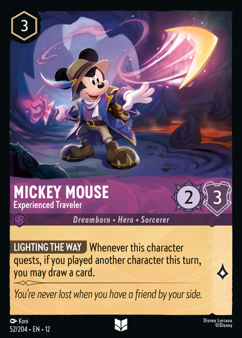 Mickey Mouse - Experienced Traveler 52/204