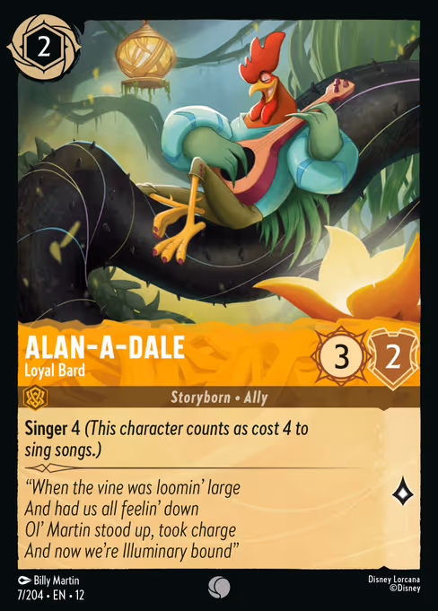 Alan-a-Dale - Loyal Bard 7/204