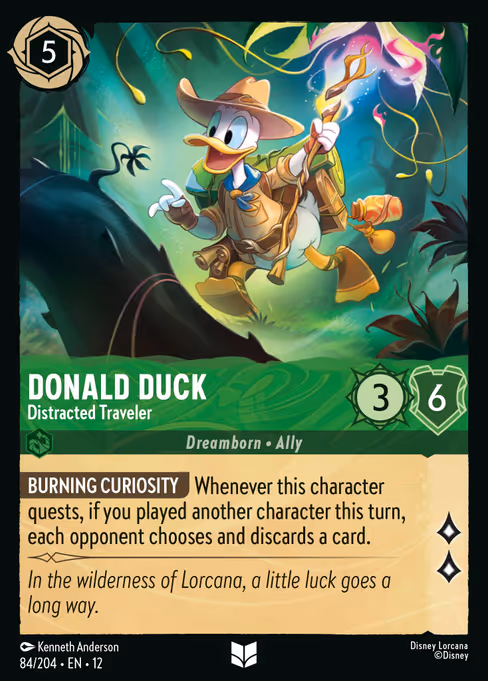 Donald Duck - Distracted Traveler 84/204