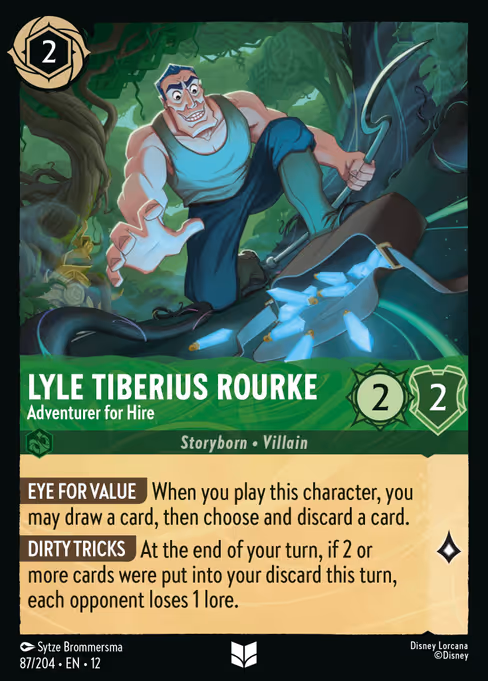 Lyle Tiberius Rourke - Adventurer for Hire 87/204