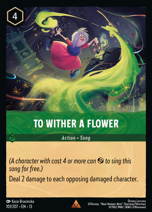 To Wither a Flower 101/207