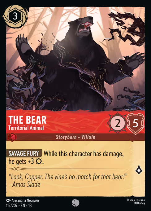 The Bear - Territorial Animal 112/207