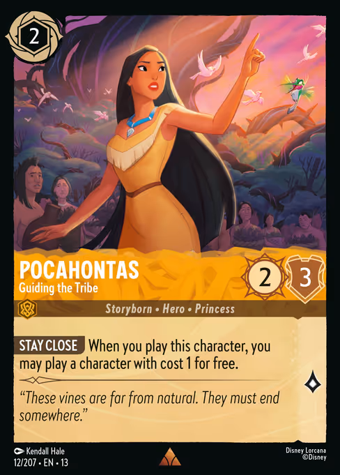 Pocahontas - Guiding the Tribe 12/207