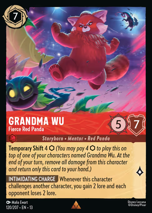 Grandma Wu - Fierce Red Panda 120/207
