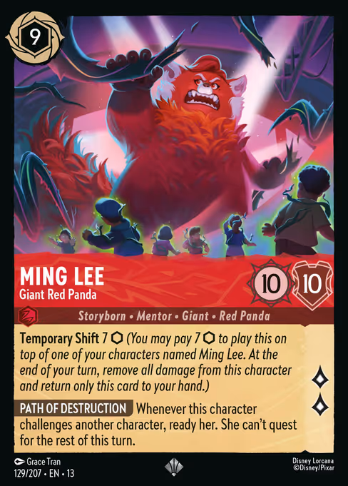 Ming Lee - Giant Red Panda 129/207