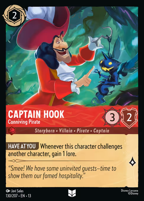 Captain Hook - Conniving Pirate 130/207