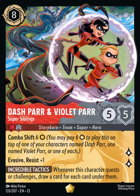 Dash Parr & Violet Parr - Super Siblings 133/207