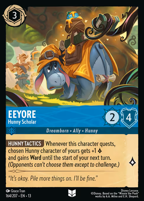 Eeyore - Hunny Scholar 164/207