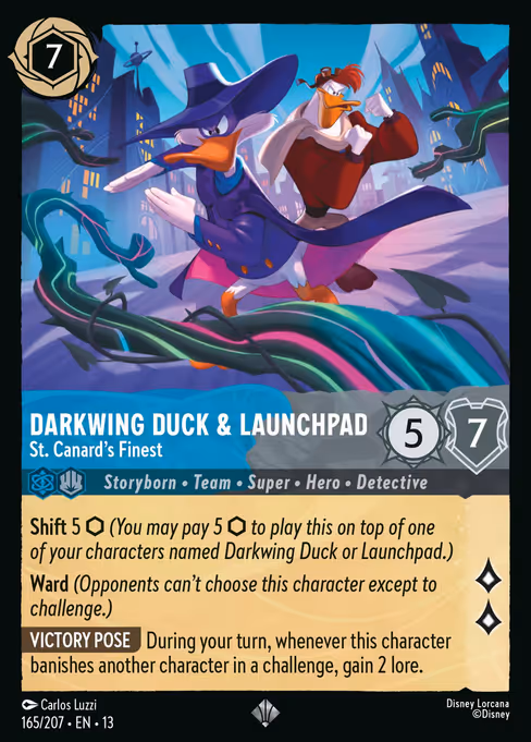 Darkwing Duck & Launchpad - St. Canard's Finest 165/207